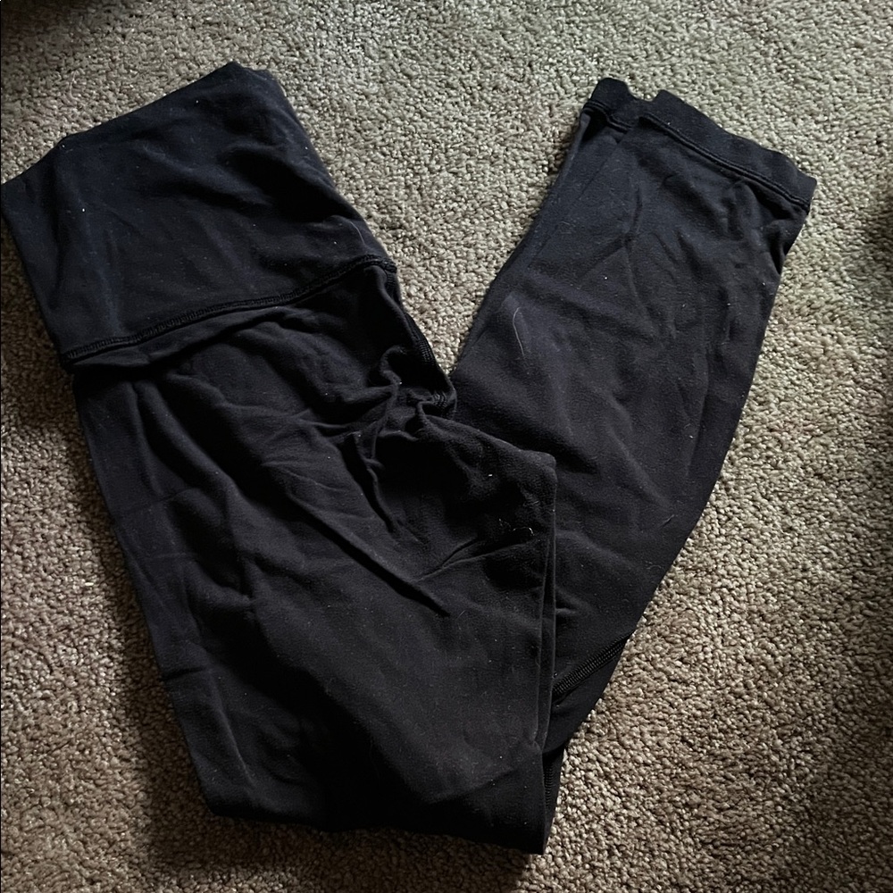 Black align legging